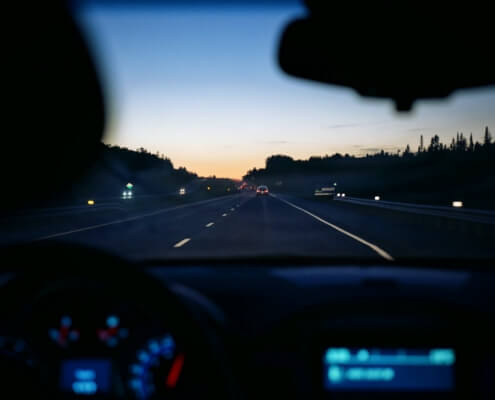 Night driving tips in Edmonds, Washington